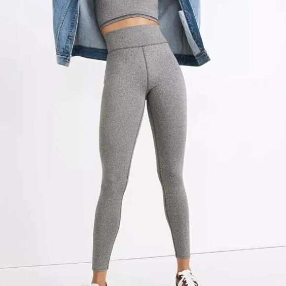 MADEWELL MWL Form High-Rise Leggings XS Heathered Charcoal - Picture 1 of 7